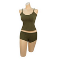 Women's Olive Drab Casual Tank Top